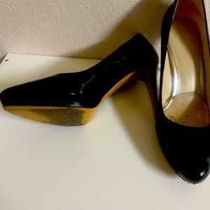 Coach pat and leather pumps